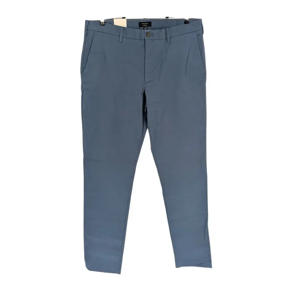 Banana Republic Lived-In Slim Chino Pants Men’s 38x36 Blue NWT